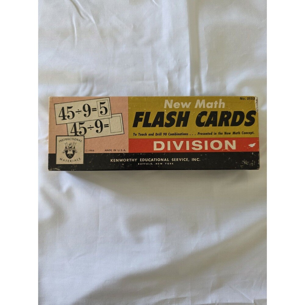 Vintage Flash Cards Box Set 1964